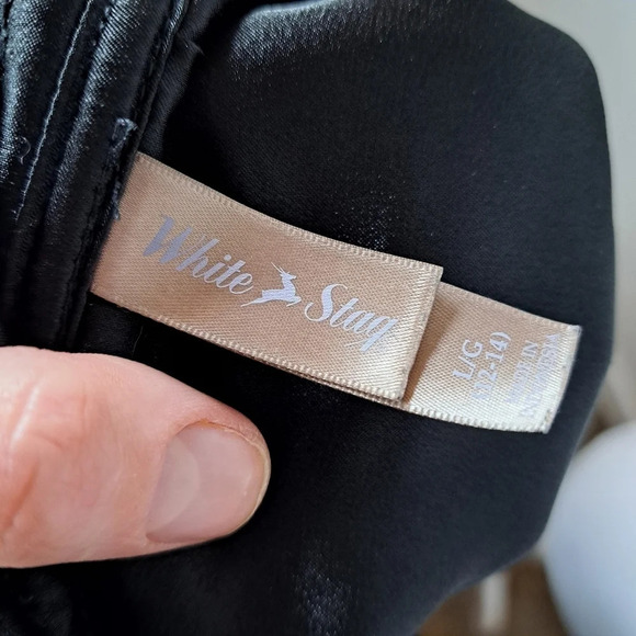 Vintage Y2K Black Velour Velveteen Zip Up Sleeveless Shirt Top Vest Size Large - Picture 6 of 8